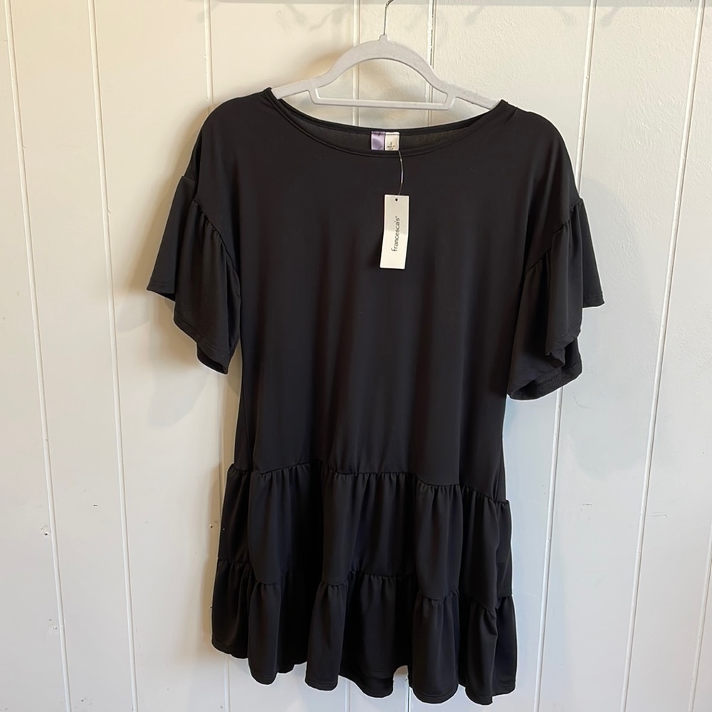 Francesca’s Alya black dress NWT